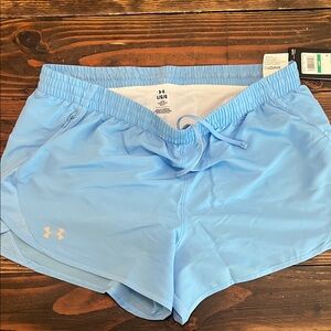 Under Armour Women's Sky Blue Athletic Shorts